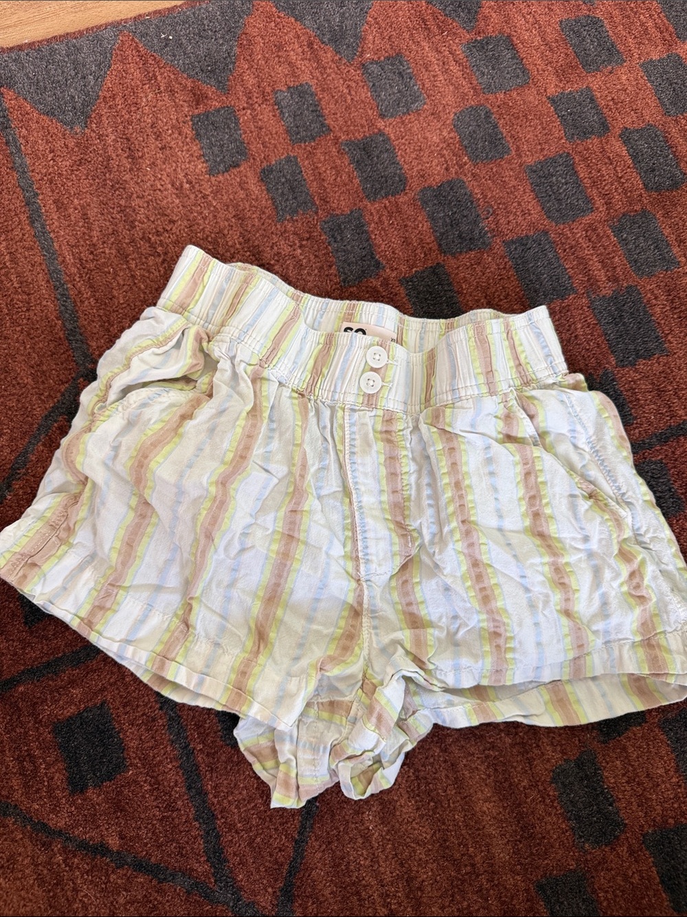 Light Pastel Striped Women's Boxers